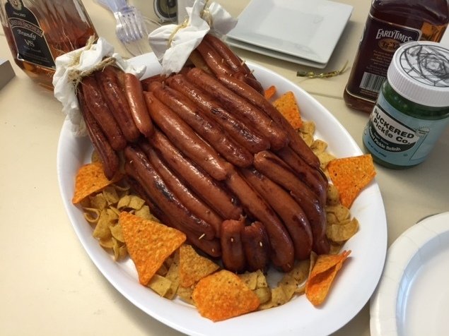 It's hard to determine which is less appetizing: the term "Hot Durkey" or the food itself. It's hard to determine which is less appetizing: the term "Hot Durkey" or the food itself.